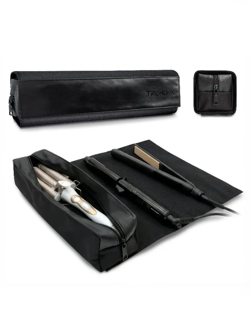 Storage case for curling irons and hair straighteners